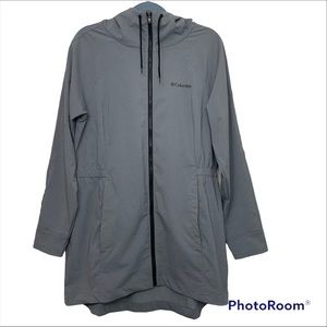 Columbia Women’s Soft Shell Anorak Jacket Gray Size Large